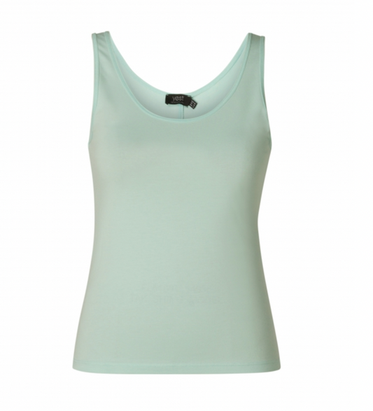 Yest Gerriette vest top in pastel blue