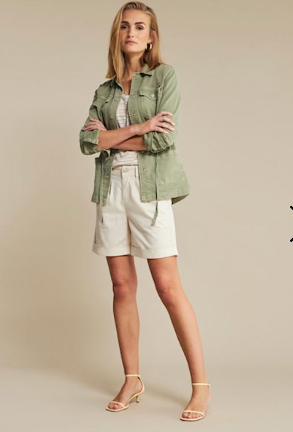 Red Button Robie teagreen denim jacket