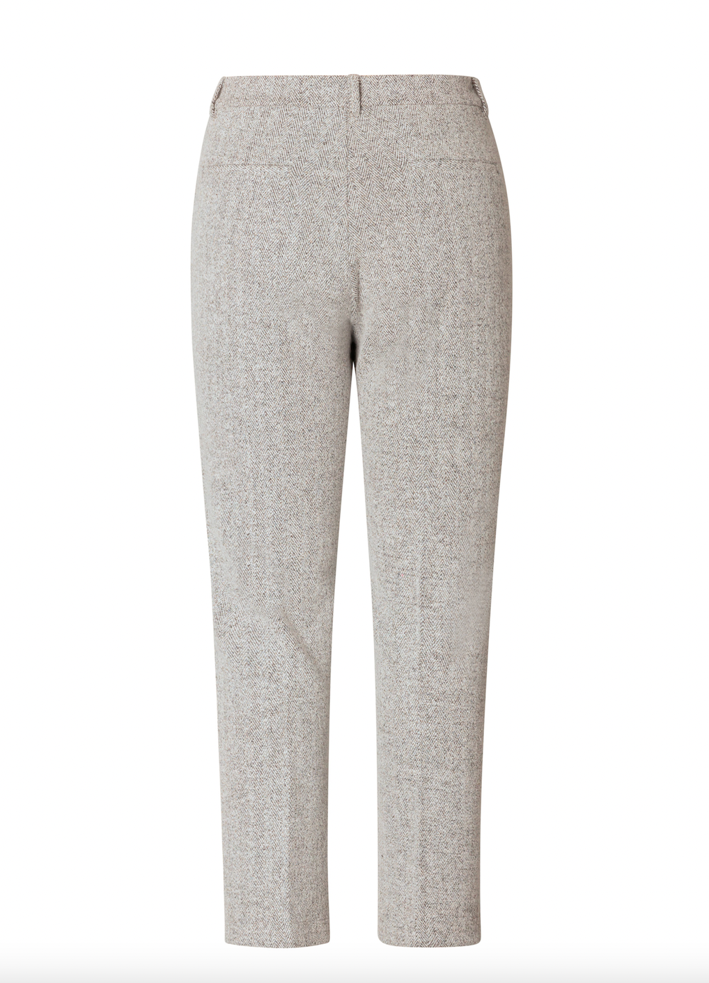 Yest Bertille trouser in silver grey melange