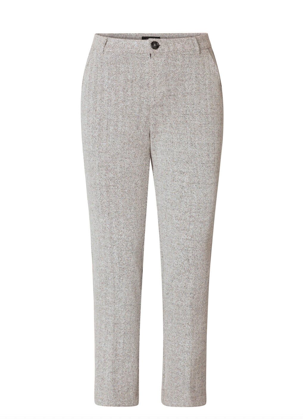Yest Bertille trouser in silver grey melange
