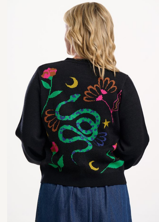 Sugarhill Brighton Adrian snake cardigan