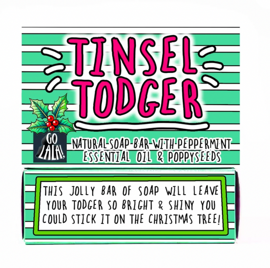 Go La La Tinsel Todger soap bar