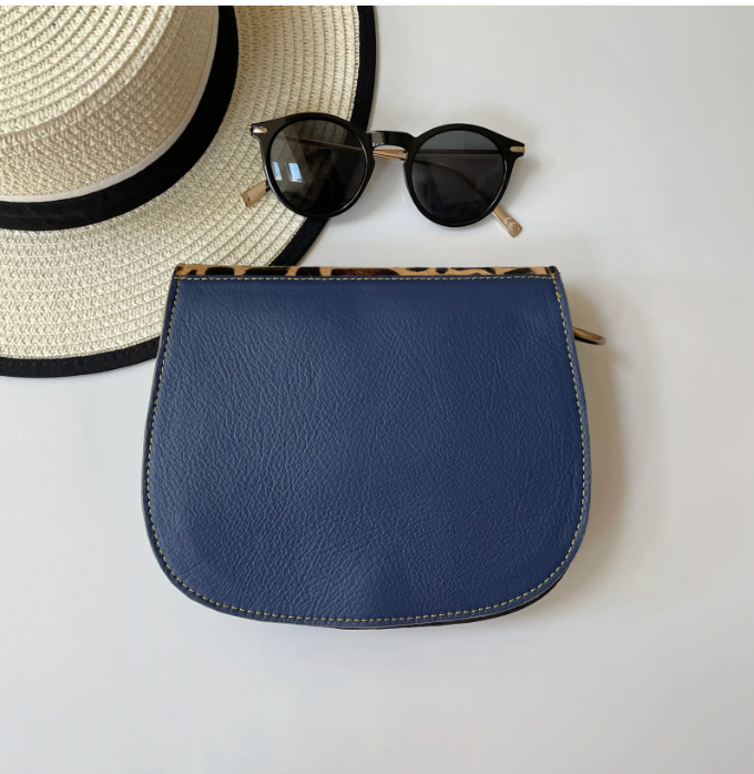 Amelie upcycled leather hand bag