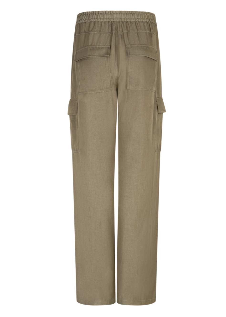 Red Button Colette cargo shine trouser in moss - [shop_name Strathaven] [womens clothing]