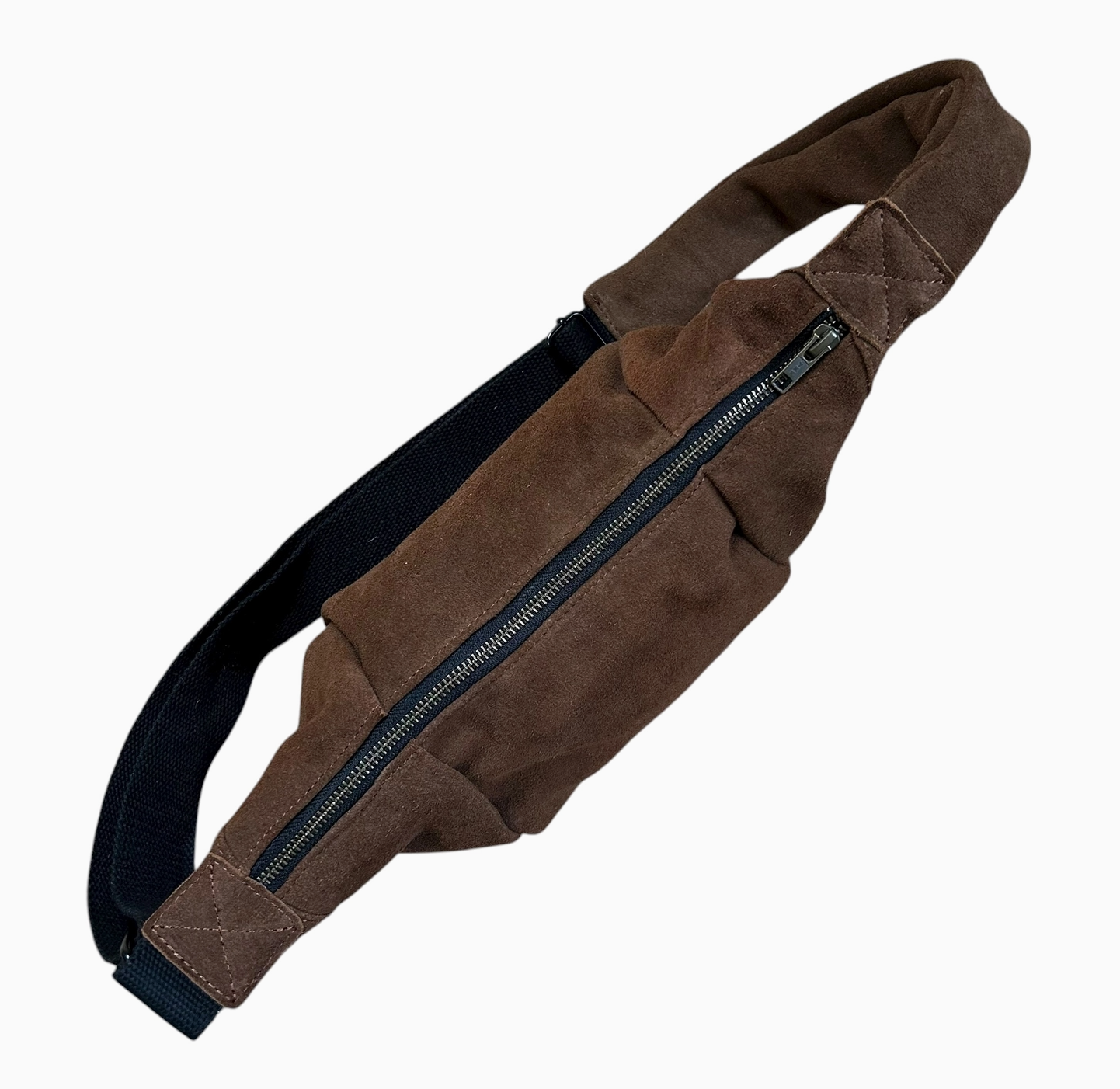 Brixton crossbody sling bag in brown suede - [shop_name Strathaven] [womens clothing]