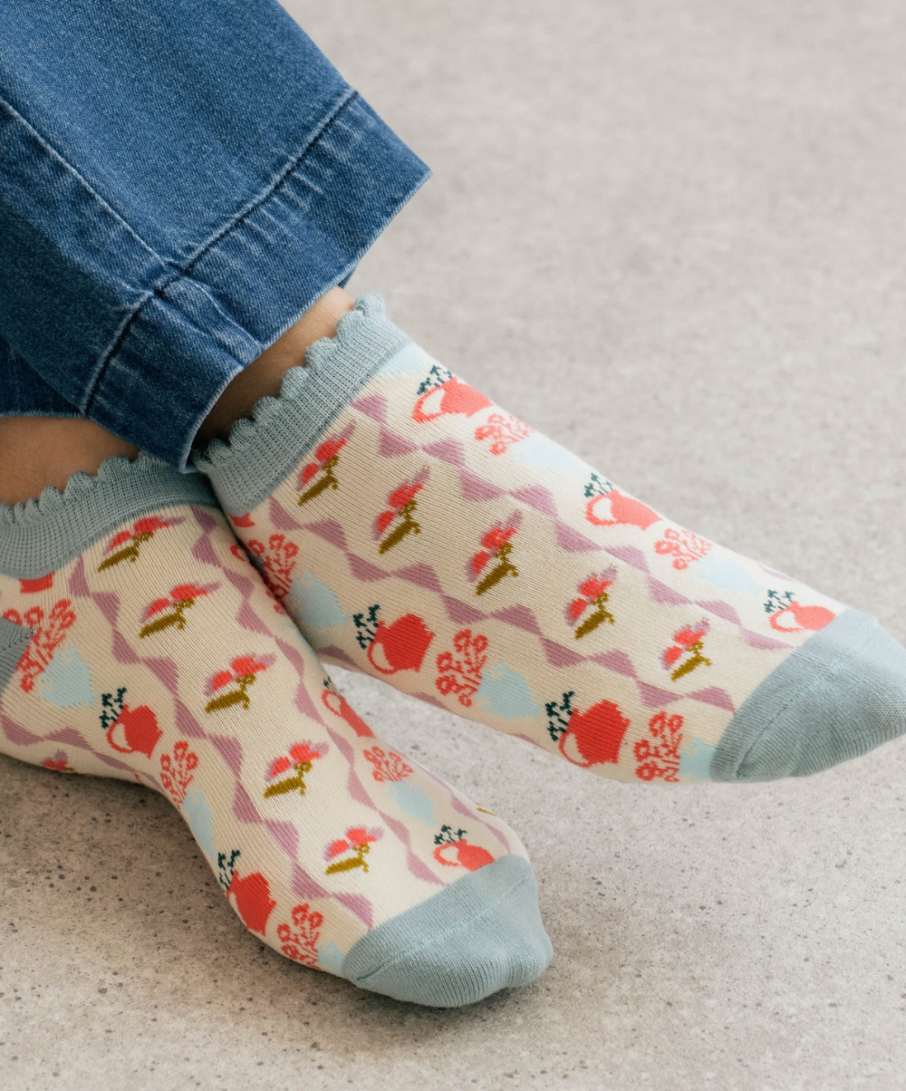 Lily & Me trainer socks - Potting shed - [shop_name Strathaven] [womens clothing]