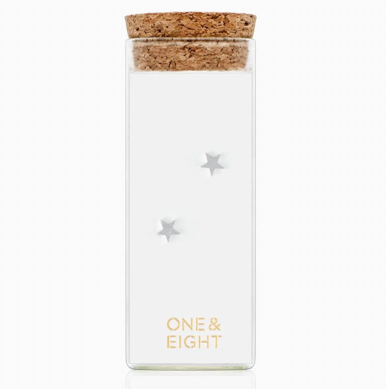One & Eight Astral silver star studs - [shop_name Strathaven] [womens clothing]