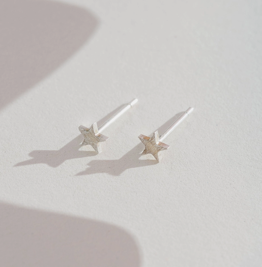 One & Eight Astral silver star studs - [shop_name Strathaven] [womens clothing]