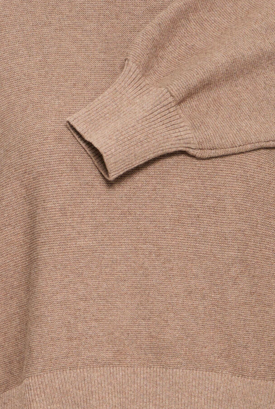 Fransa Kasja sweater in rain drum melange mocha - [shop_name Strathaven] [womens clothing]