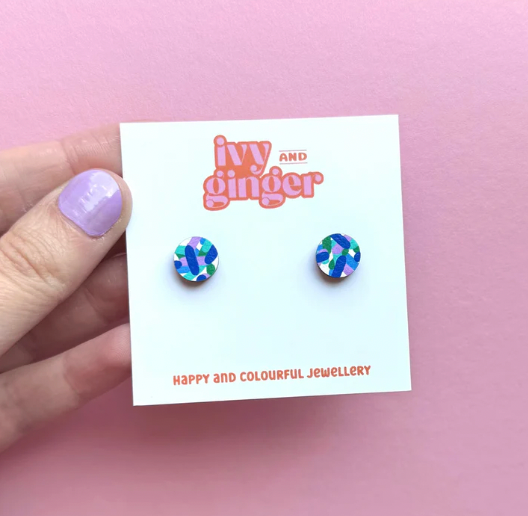 Ivy & Ginger stud earrings - [shop_name Strathaven] [womens clothing]