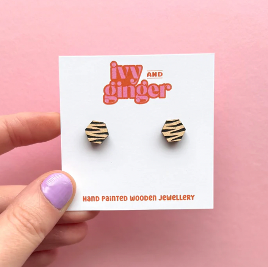 Ivy & Ginger stud earrings - [shop_name Strathaven] [womens clothing]