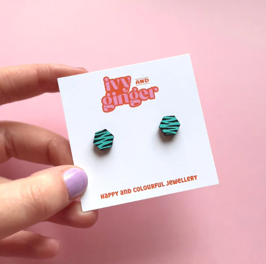 Ivy & Ginger stud earrings - [shop_name Strathaven] [womens clothing]