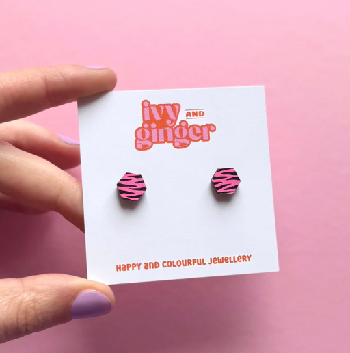 Ivy & Ginger stud earrings - [shop_name Strathaven] [womens clothing]