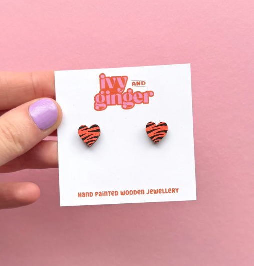Ivy & Ginger stud earrings - [shop_name Strathaven] [womens clothing]