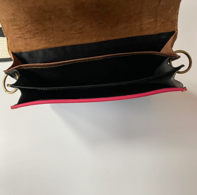 Nephele Grace handmade recycled leather handbag