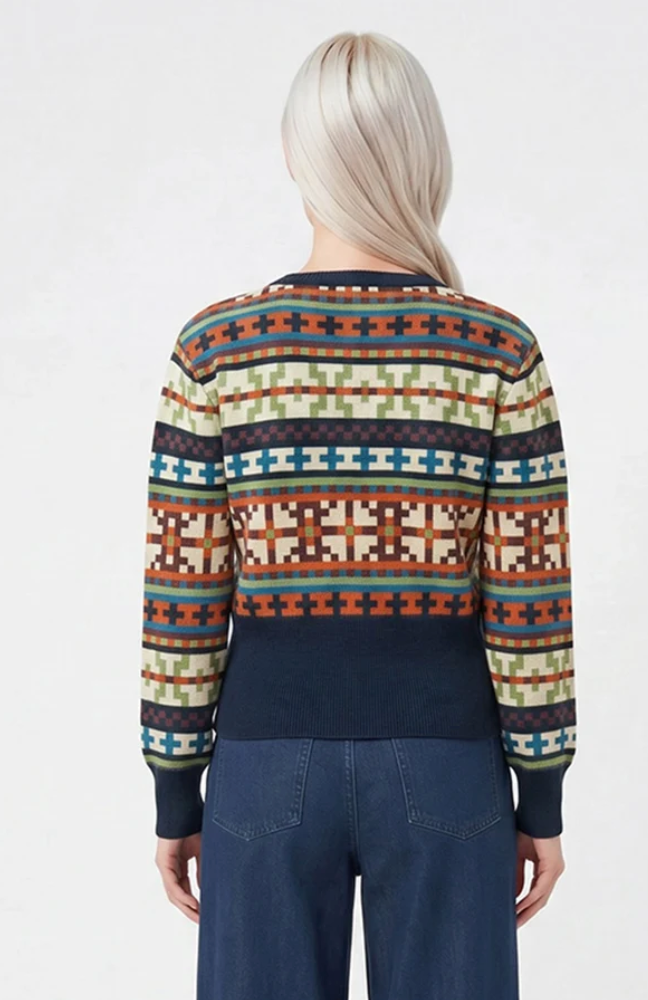 Pretty Vacant Box cardigan in black beauty - [shop_name Strathaven] [womens clothing]