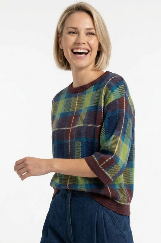 Pretty Vacant Roma sweater in Rum Raisen - [shop_name Strathaven] [womens clothing]