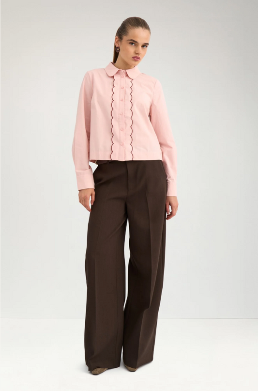 Numph Nufrancy blouse in peach - [shop_name Strathaven] [womens clothing]
