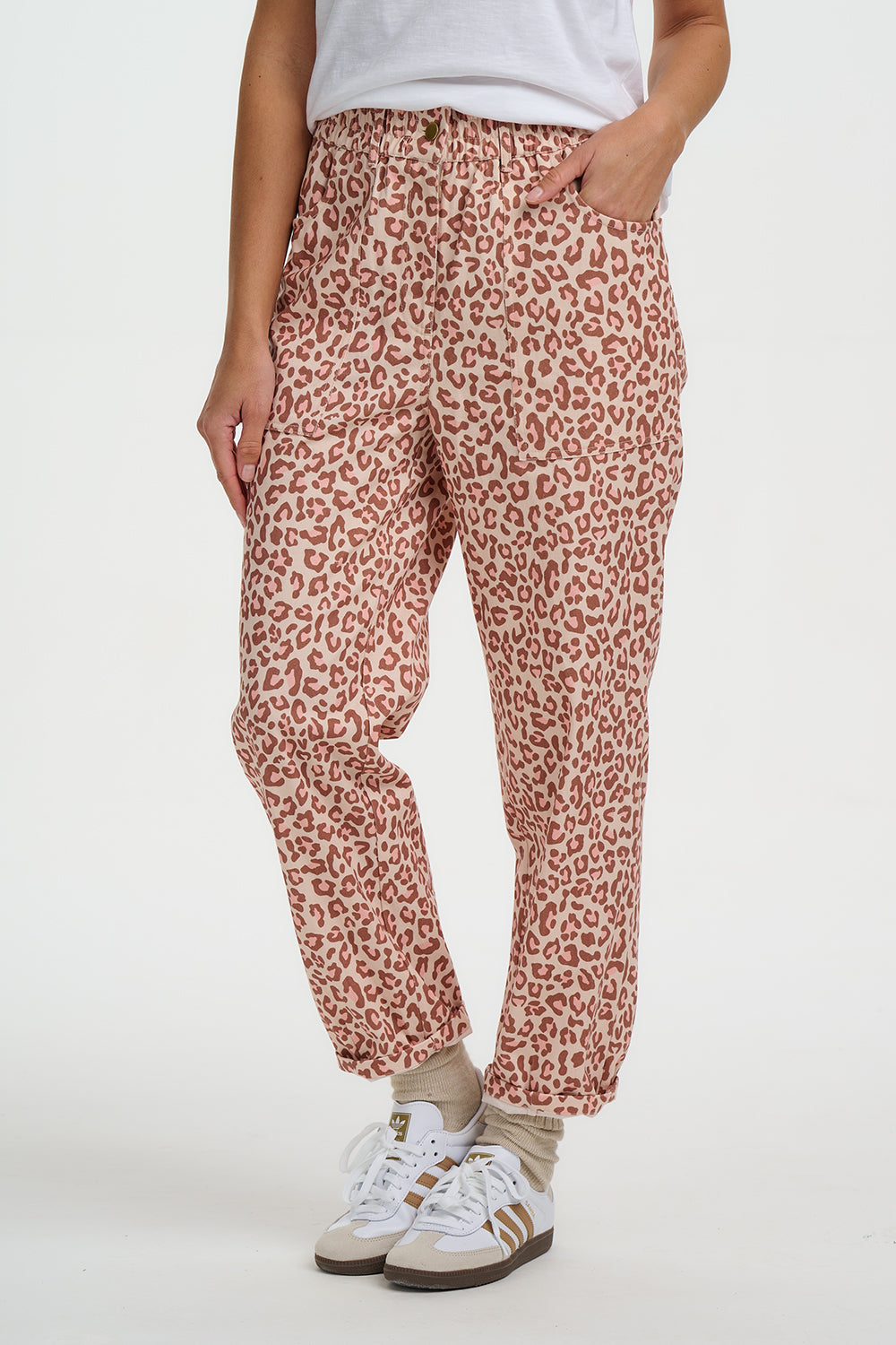 Sugarhill Brighton Rowan animal print trouser - [shop_name Strathaven] [womens clothing]