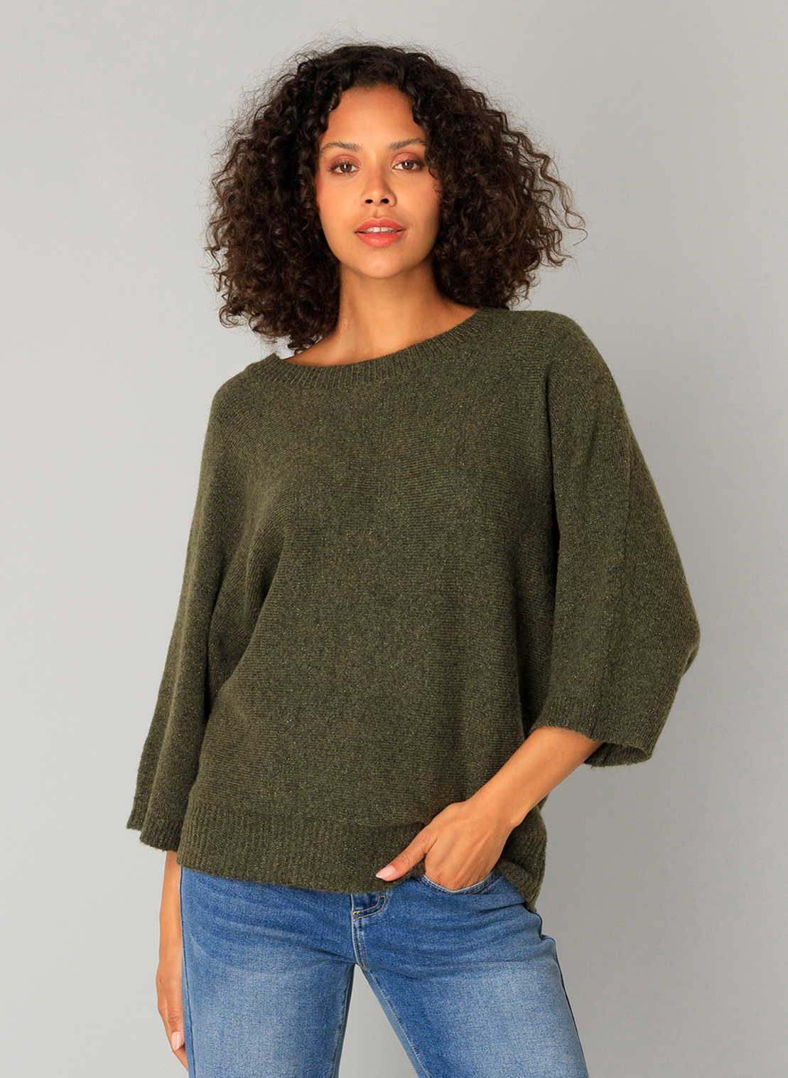 Yest Cati sweater in army green