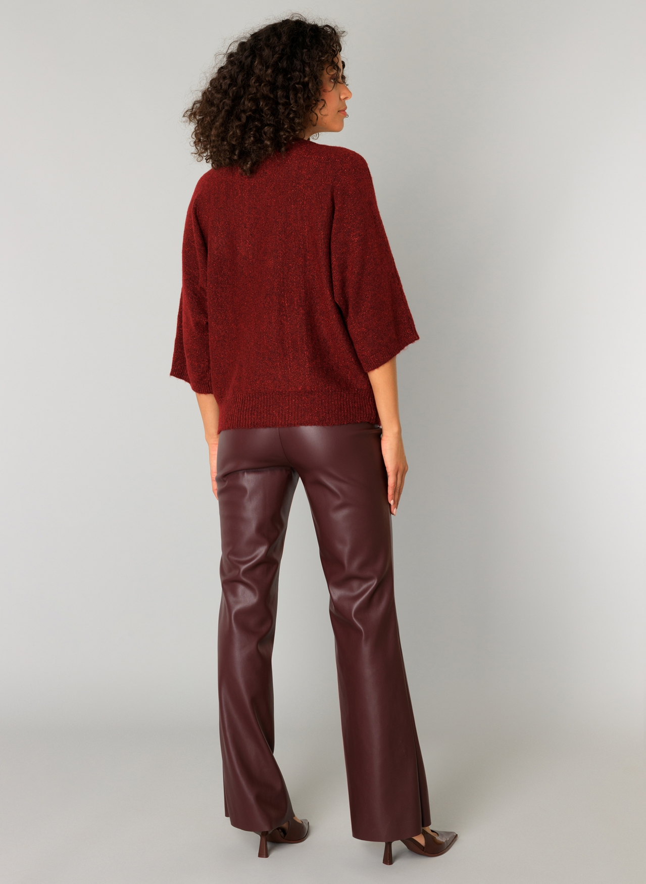 Yest Cati sweater in Port wine