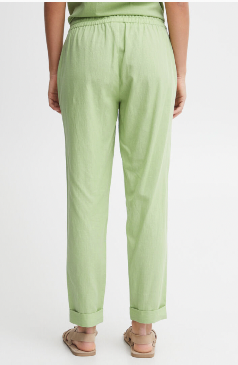 Fransa Maddie pants in forest shade of green - last pair!